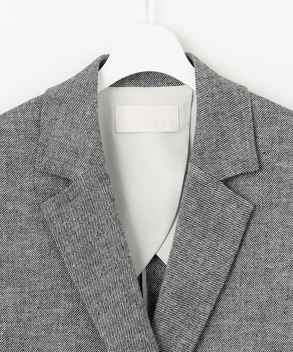 自由区 S 【洗える】ライトネップツイルジャケット コート 