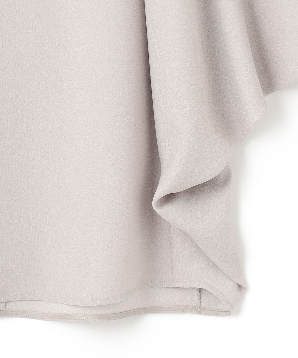 ICB 【接触冷感・UVケア・速乾・洗える】 FluidBackSatin ドルマンスリーブブラウス 