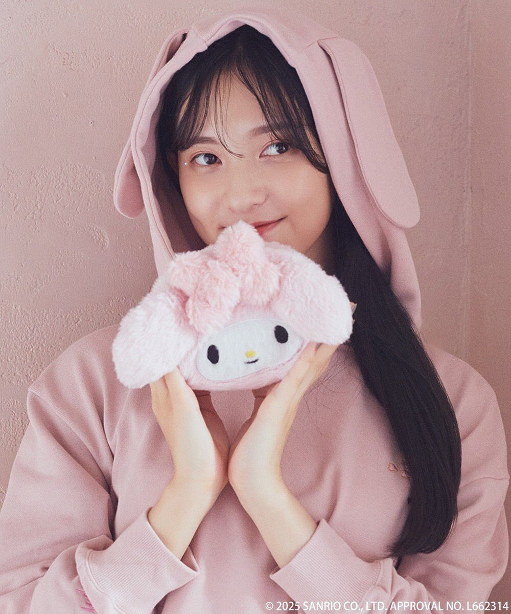 earth music&ecology マイメロディ＆クロミ／ｅａｒｔｈ　フェイスポーチ 