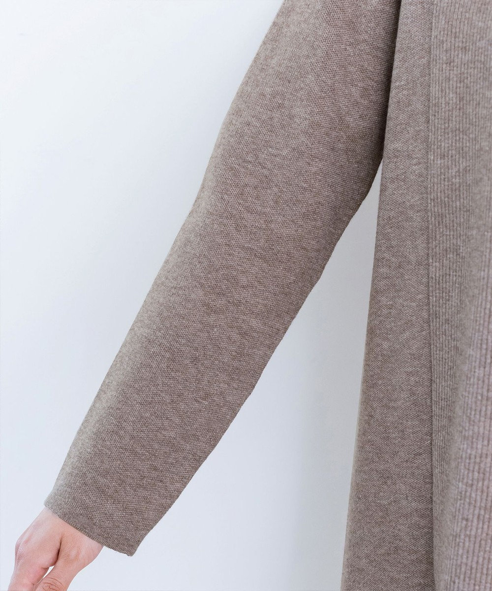 Tiaclasse 【新色追加・洗える】ミラノリブミドル丈カーディガン 