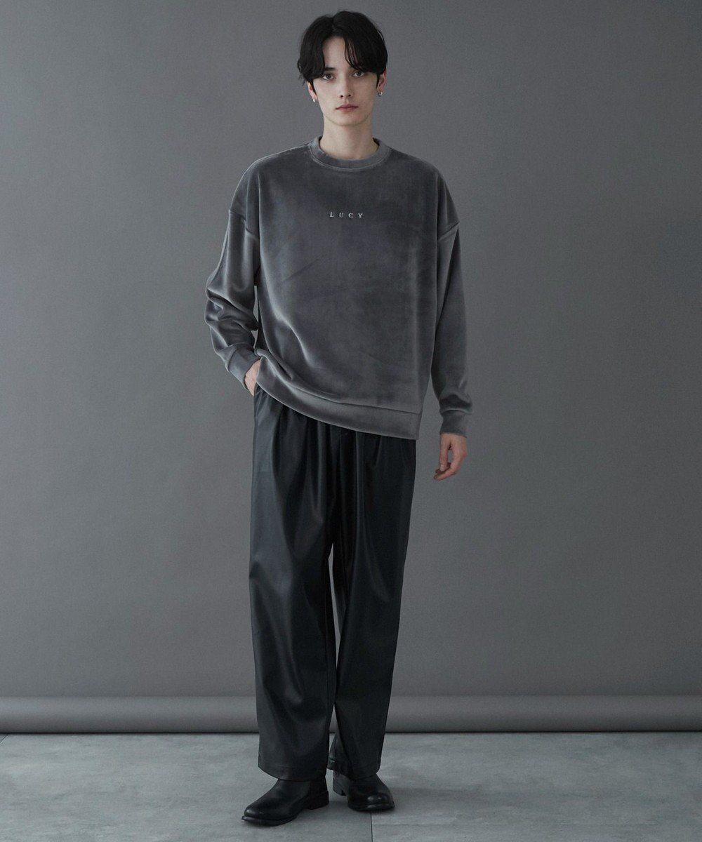 WEGO 【ユニセックス着用ITEM】マイクロシャギーワンポイントプルオーバー 