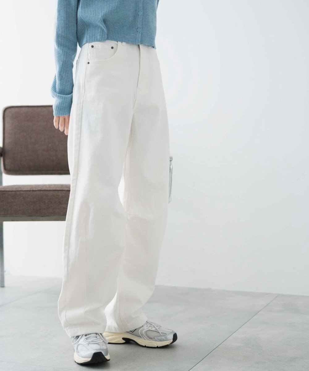 WEGO カーブデニムパンツ 