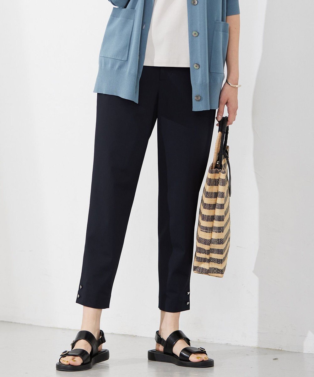 J.PRESS LADIES 【洗える】コンジュンク トリコットツイル パンツ 