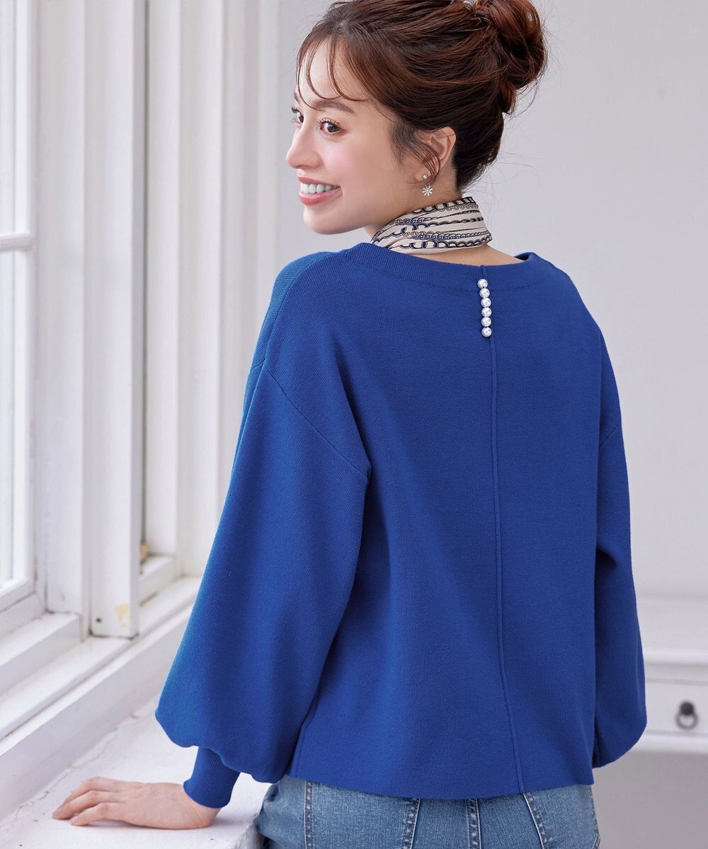 Tiaclasse 【安田美沙子さん着用・新色追加・洗える】ボリュームパフスリーブニット 