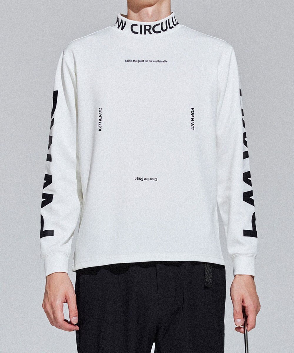 PW CIRCULUS 【イージーケア / 軽量 / 一枚でサマになる】【MEN】 ロングスリーブ モックネック 