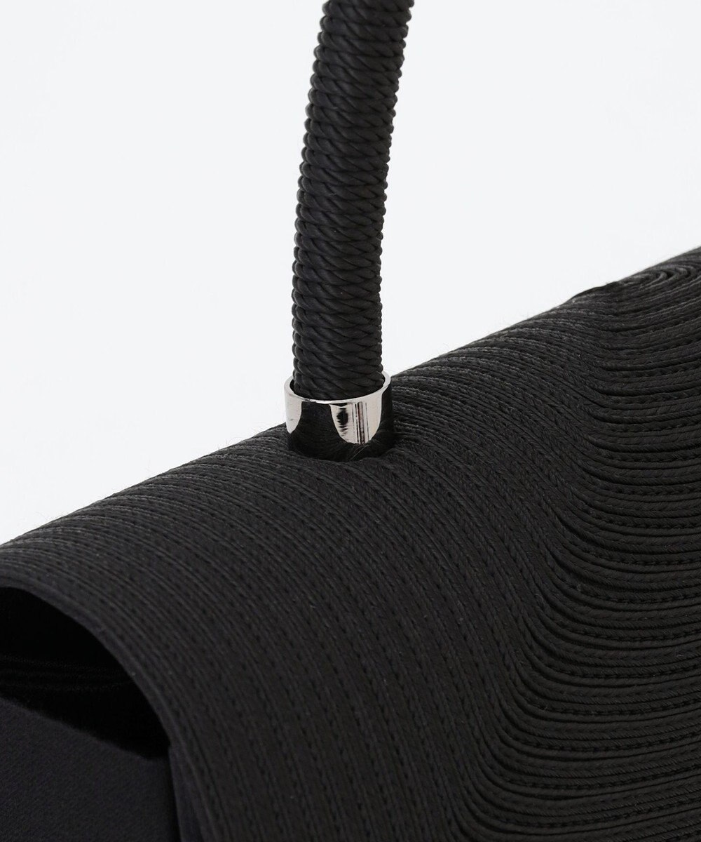 自由区 FORMAL 【日本製】編み手コード刺繍 ハンドバッグ 