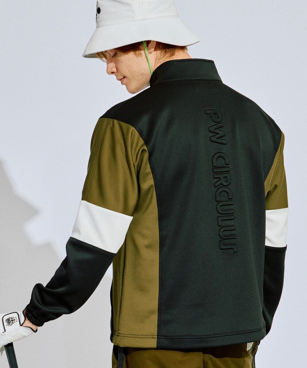 PW CIRCULUS 【MEN】カラーブロッキング プルオーバー ゴルフ 