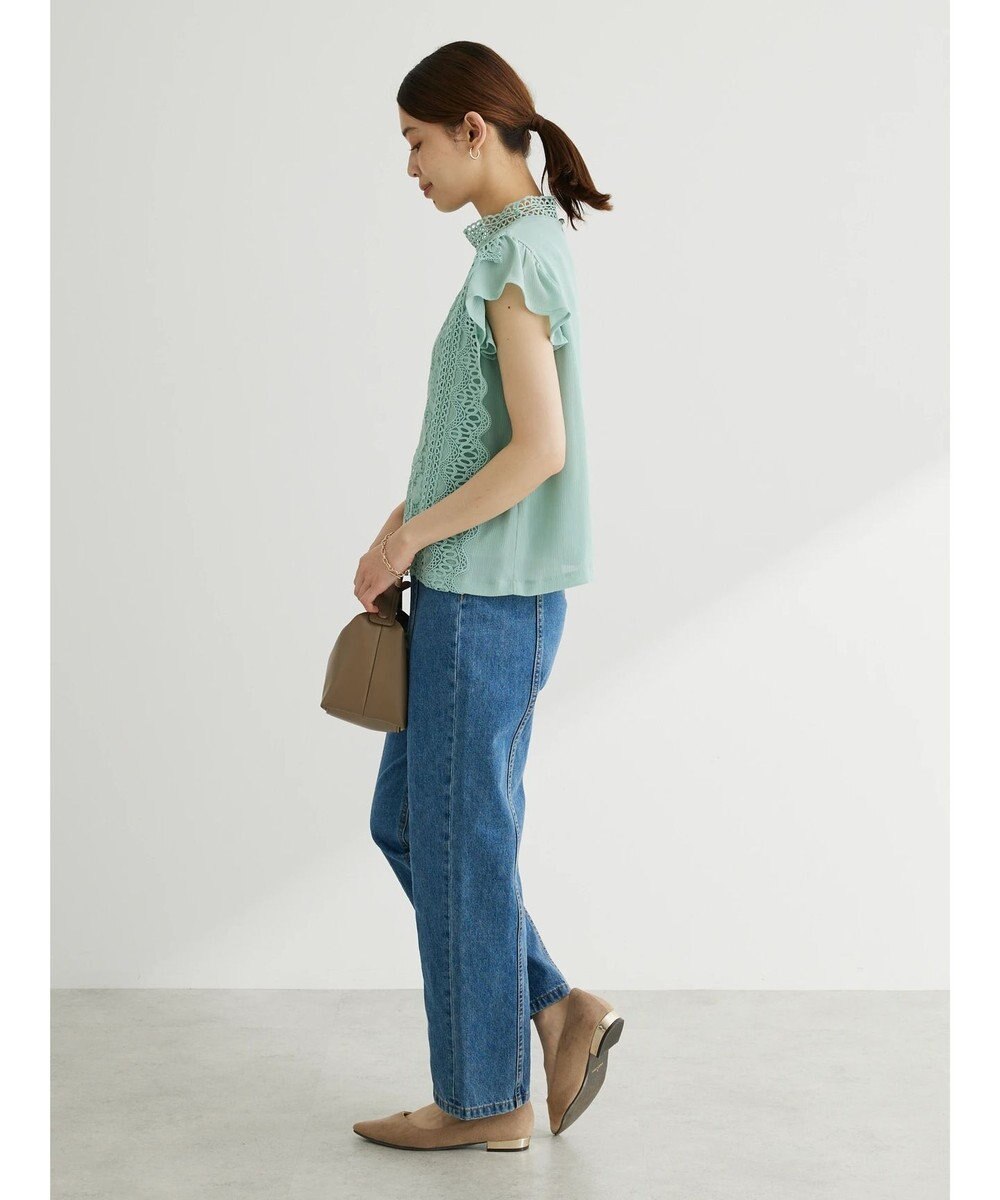 Green Parks ・ＥＬＥＮＣＡＲＥ　ＤＵＥ　イロイロレースブラウス 