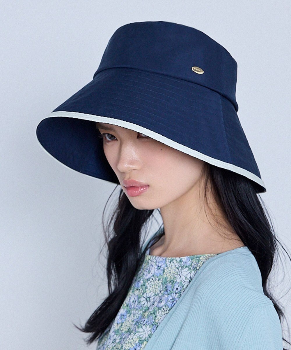 TOCCA 【サイズ調整可】TRIM RIBBON WIDE BRIM HAT ハット 