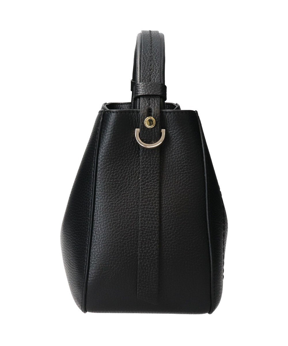 INTER-CHAUSSURES 【LORISTELLA】シュリンクレザーハンドバッグ 