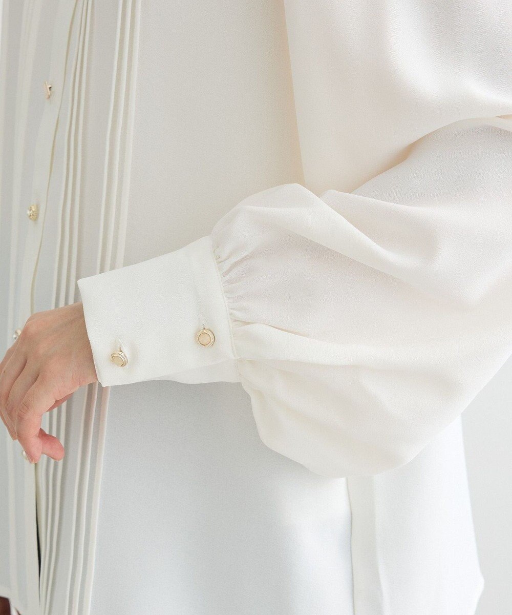 Green Parks ・ＥＬＥＮＣＡＲＥ　ＤＵＥ　ピンタックブラウス 