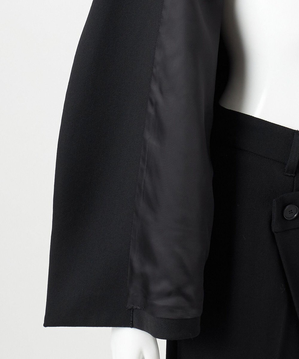 23区 【エステータ】ウールギャバジン アシンメトリーデザイン ジレ 