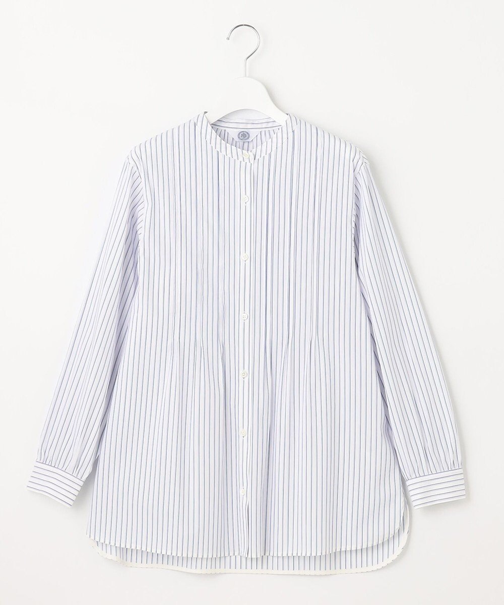 J.PRESS LADIES 【洗える】 BEZ VEGA ピンタック ストライプ ブラウス 