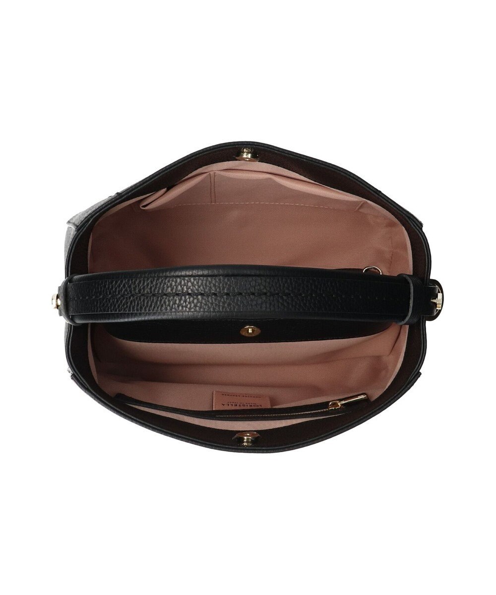 INTER-CHAUSSURES 【LORISTELLA】シュリンクレザーハンドバッグ 