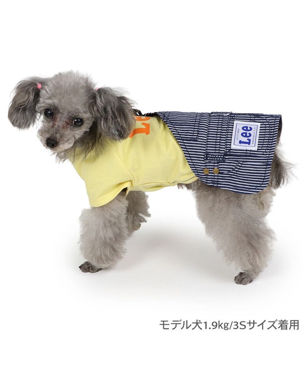 PET PARADISE Lee ワンショルダー スカートつなぎ 《ヒッコリー》 小型犬 