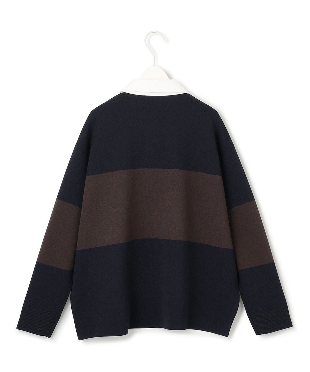 ICB 【洗える】 シンセティックダブルフェイス ラガーニットプルオーバー 