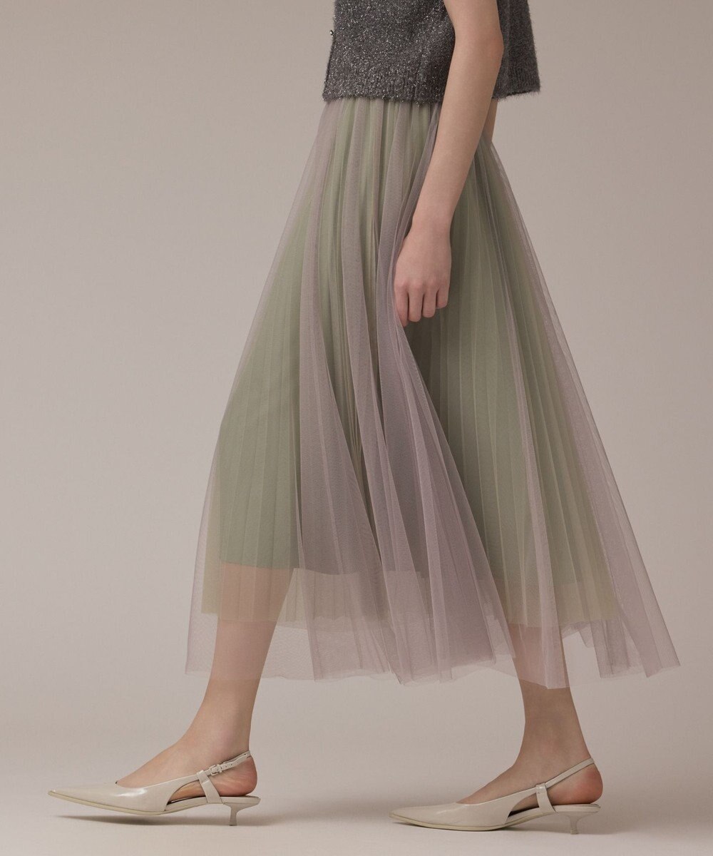 GRACE CONTINENTAL チュールリバーシブルスカート 