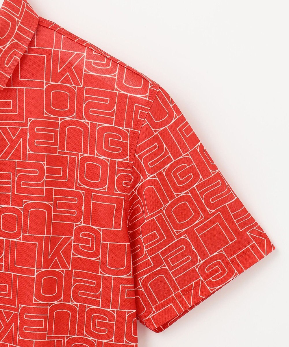 23区GOLF 盛夏対応のマルチ機能【接触冷感・UVケア・吸水速乾】【MEN】総ロゴ カノコシャツ 