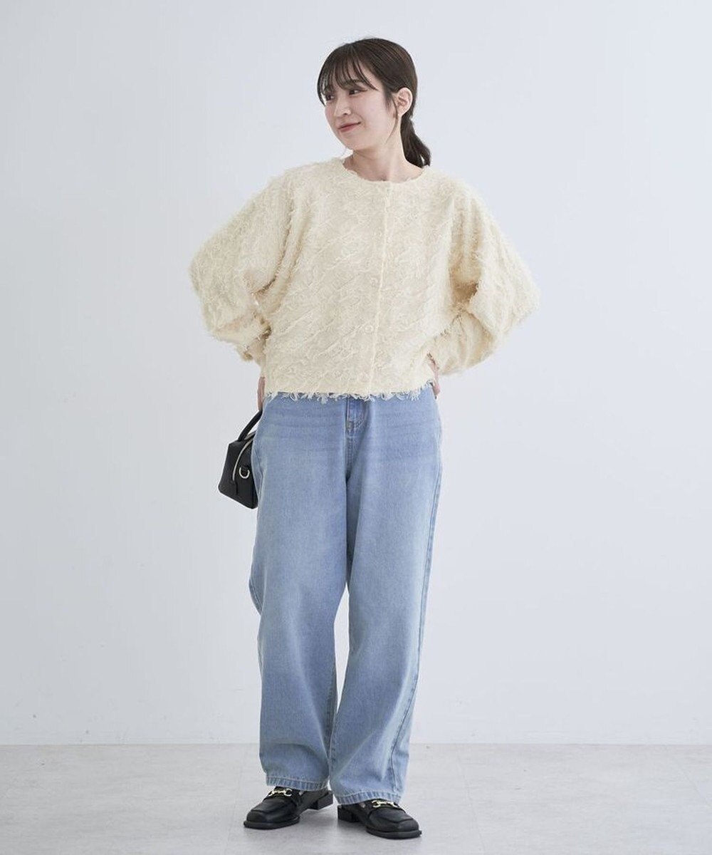 Green Parks フリンジニットカーディガン 