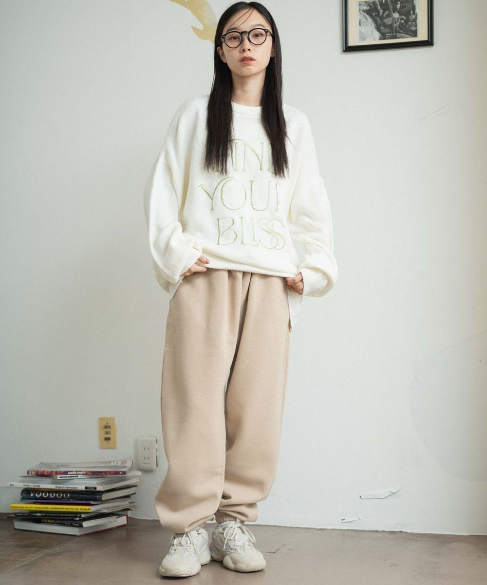 WEGO 【ユニセックス着用ITEM/ウエストゴム】スウェットパンツ 