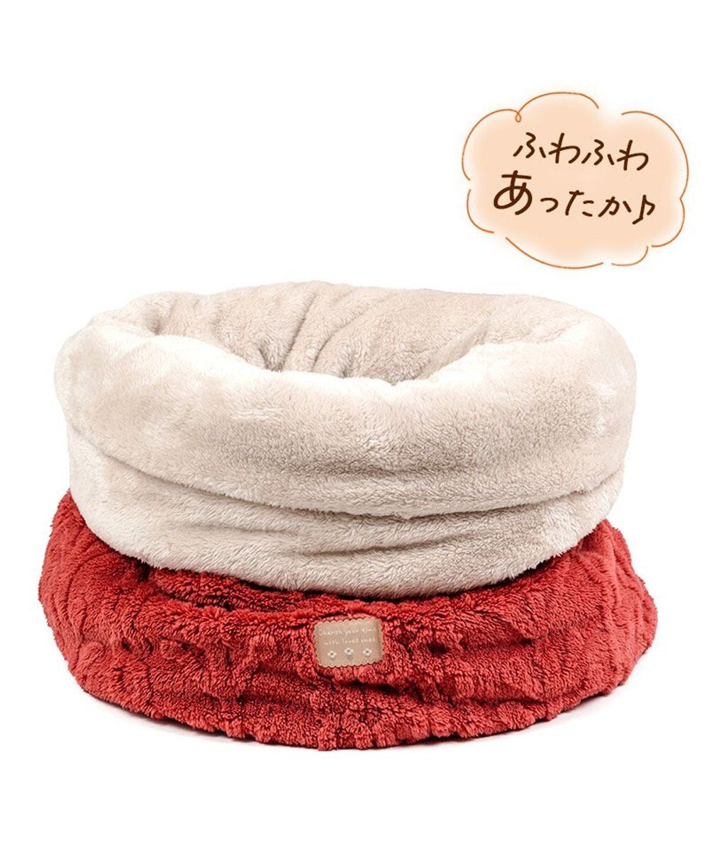 PET PARADISE ペットパラダイス 遠赤外線  筒型 寝袋 《アランボア柄》 Ｍ 