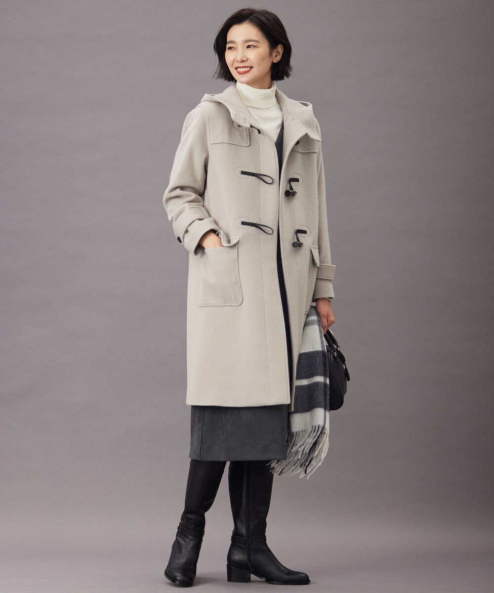 J.PRESS LADIES Jackal 140s ソフトメルトン ダッフルコート 