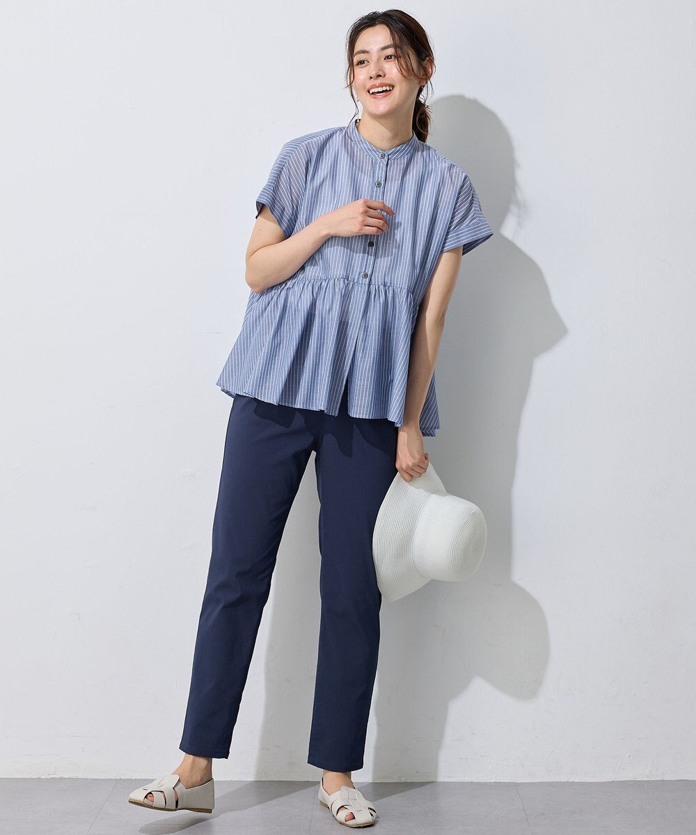 ANY L 【新色追加/洗濯機可/UVカット/ウエストゴム/ストレッチ】7daysデイリーパンツ 