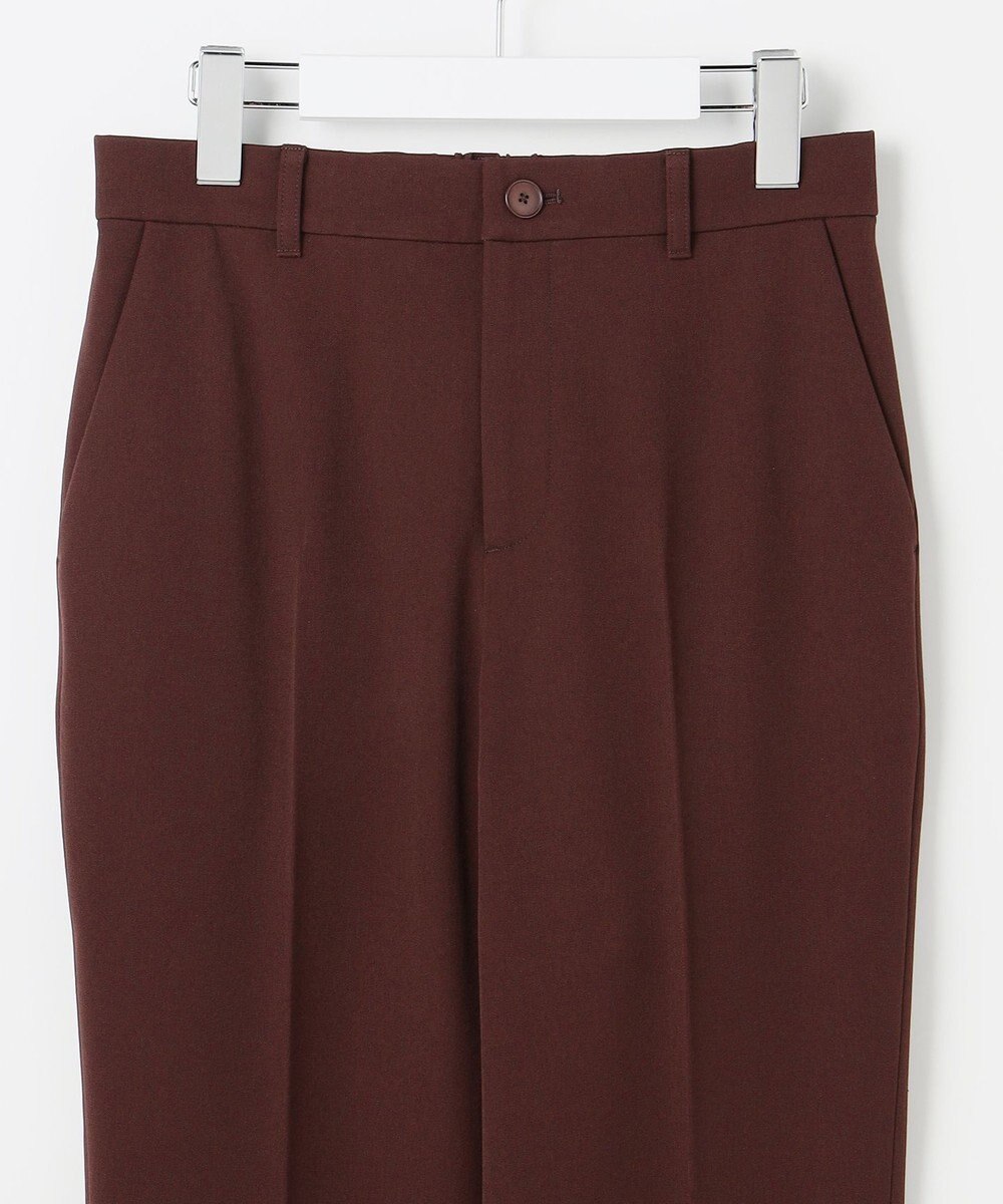 自由区 L 【19号サイズまで展開】TRギャバ裏起毛テーパード パンツ 