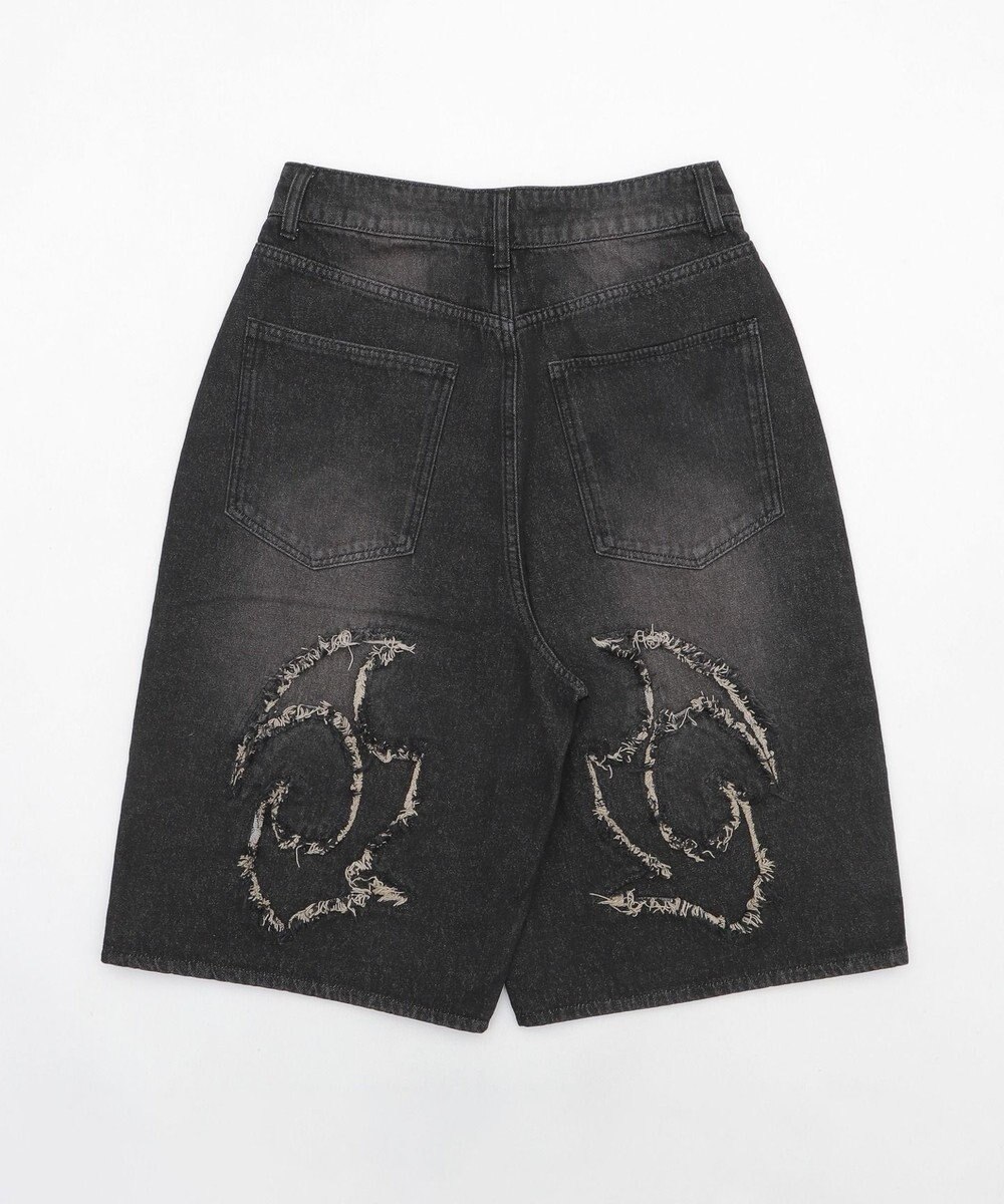 WEGO スーパーバギーフリンジデニムショーツ 