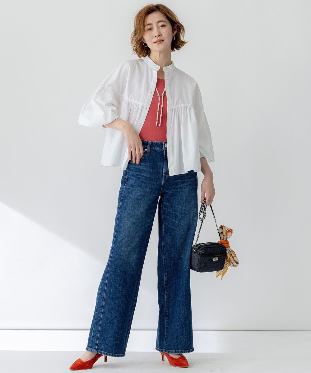 23区 S 【Oggi6月号掲載/新色追加】オーガニック コットンリブ タンクトップ 