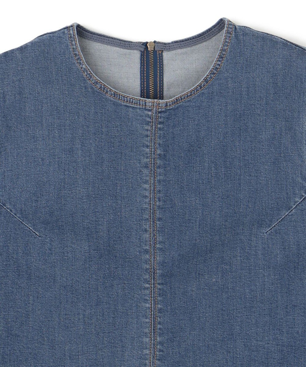 UNFILO L UNFILO DENIM LIGHT ノースリーブブラウス 