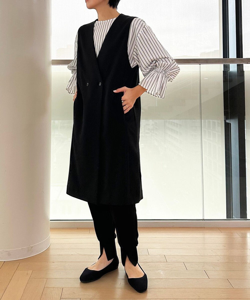 steppi “撥水＆洗えるニットシューズ” バレエ パンプス 