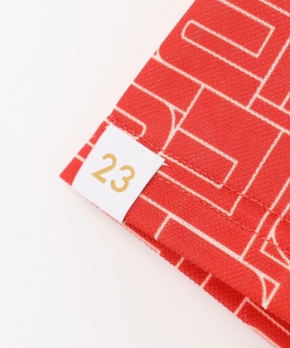 23区GOLF 盛夏対応のマルチ機能【接触冷感・UVケア・吸水速乾】【MEN】総ロゴ カノコシャツ 