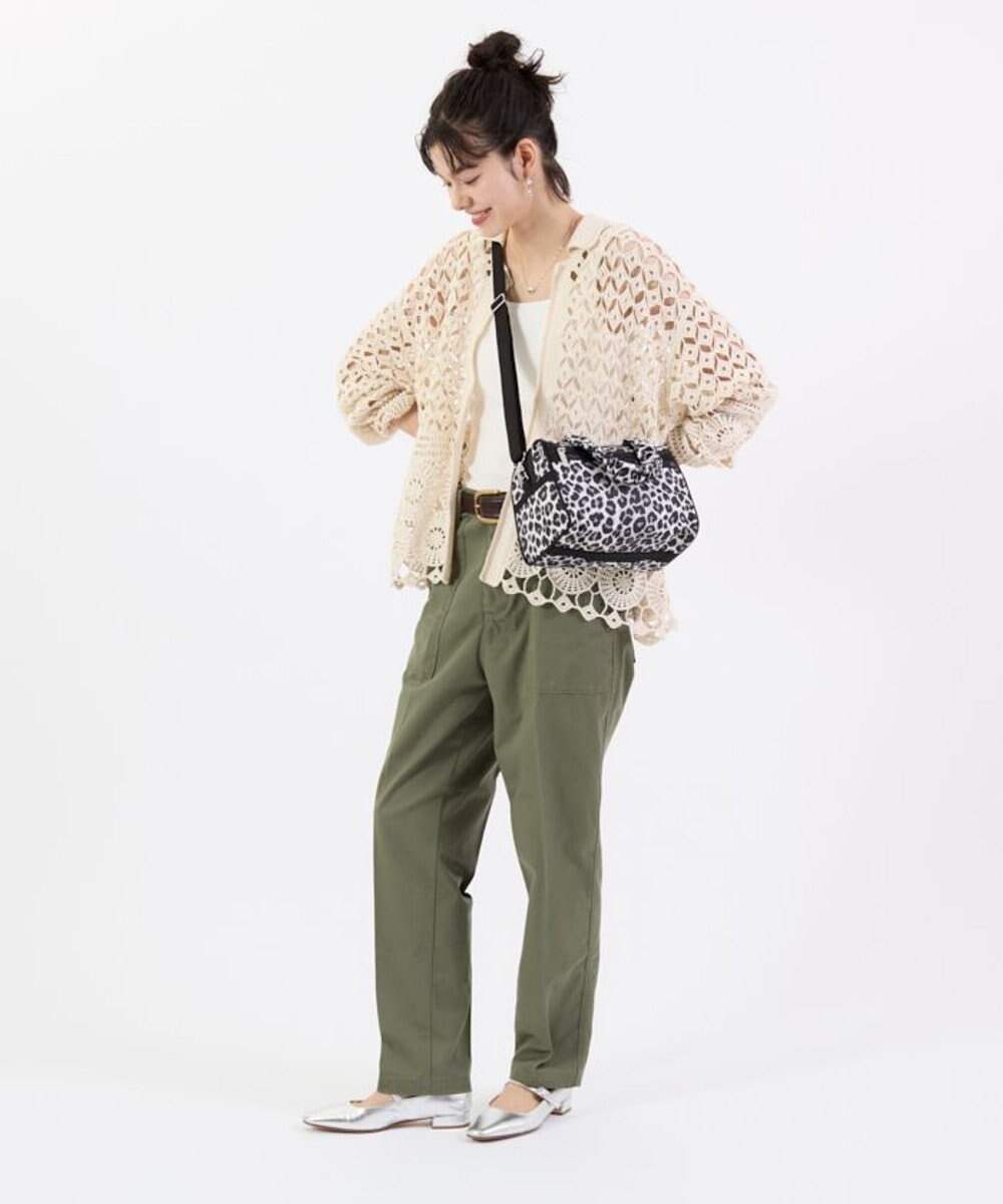 LeSportsac GH EVERYDAY SM SATCHEL /ニュートラルレオパード 