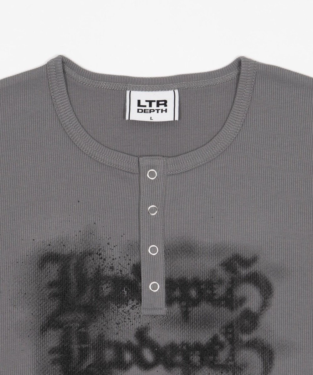 WEGO 【ユニセックス着用ITEM】グラフィックヘンリーネックT（SS） 