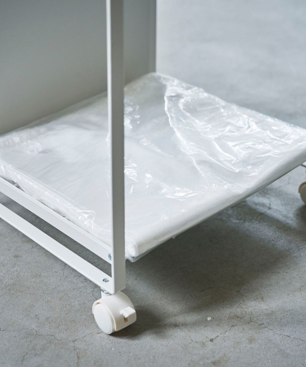 tower 目隠し分別ダストワゴン トスカ 2分別  ホワイト 