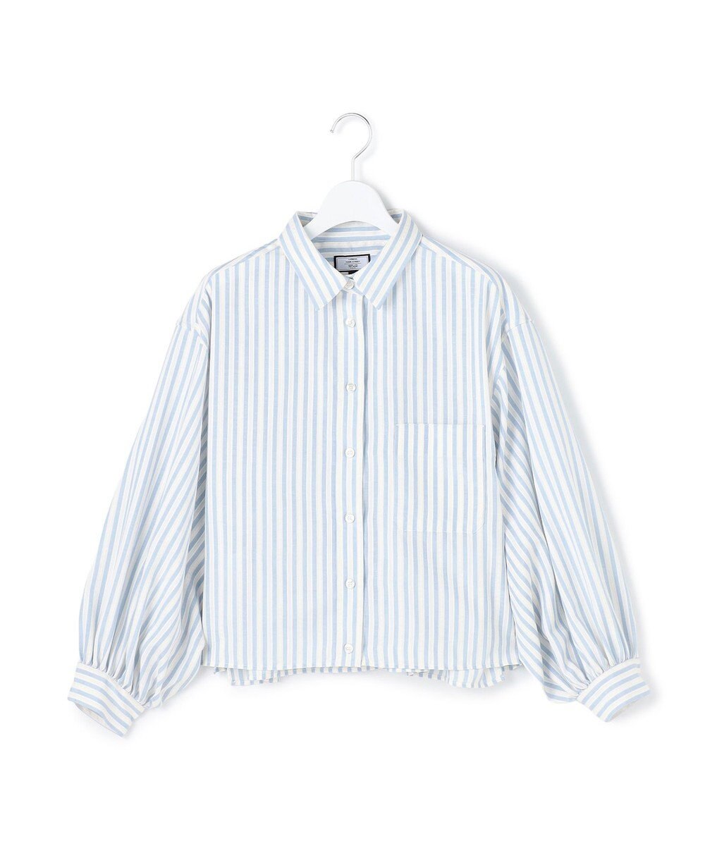 J.PRESS YORK STREET 【WOMEN】ストライプショート ブラウス 