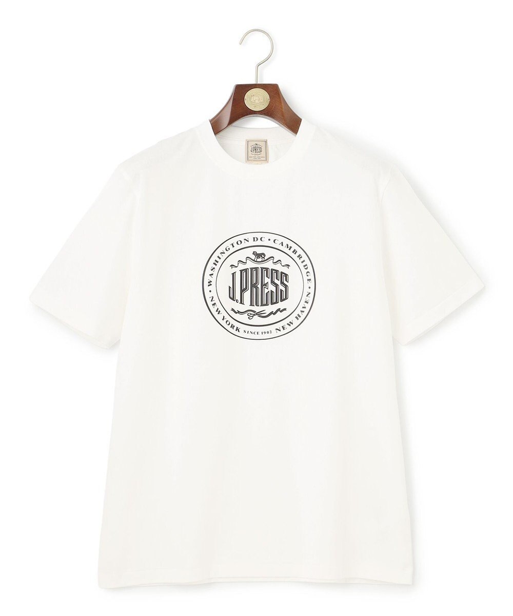 J.PRESS MEN 【WEB限定】オーバルロゴ Tシャツ 