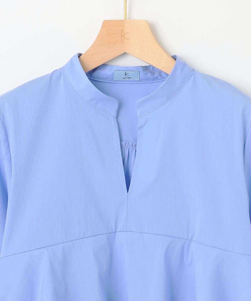 組曲 コンパクトシャーティングティアード ブラウス 