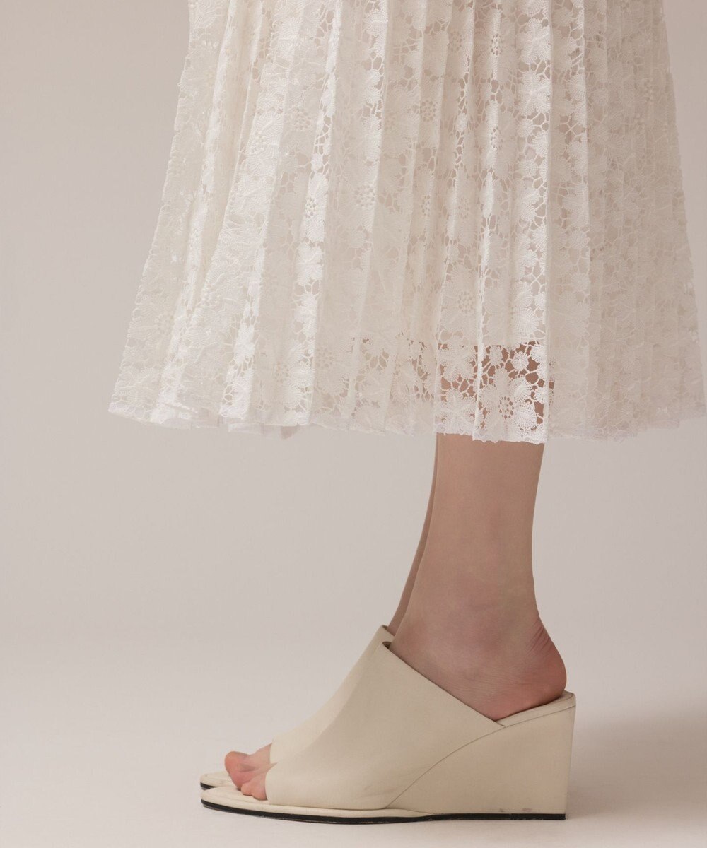 GRACE CONTINENTAL レースプリーツスカート 