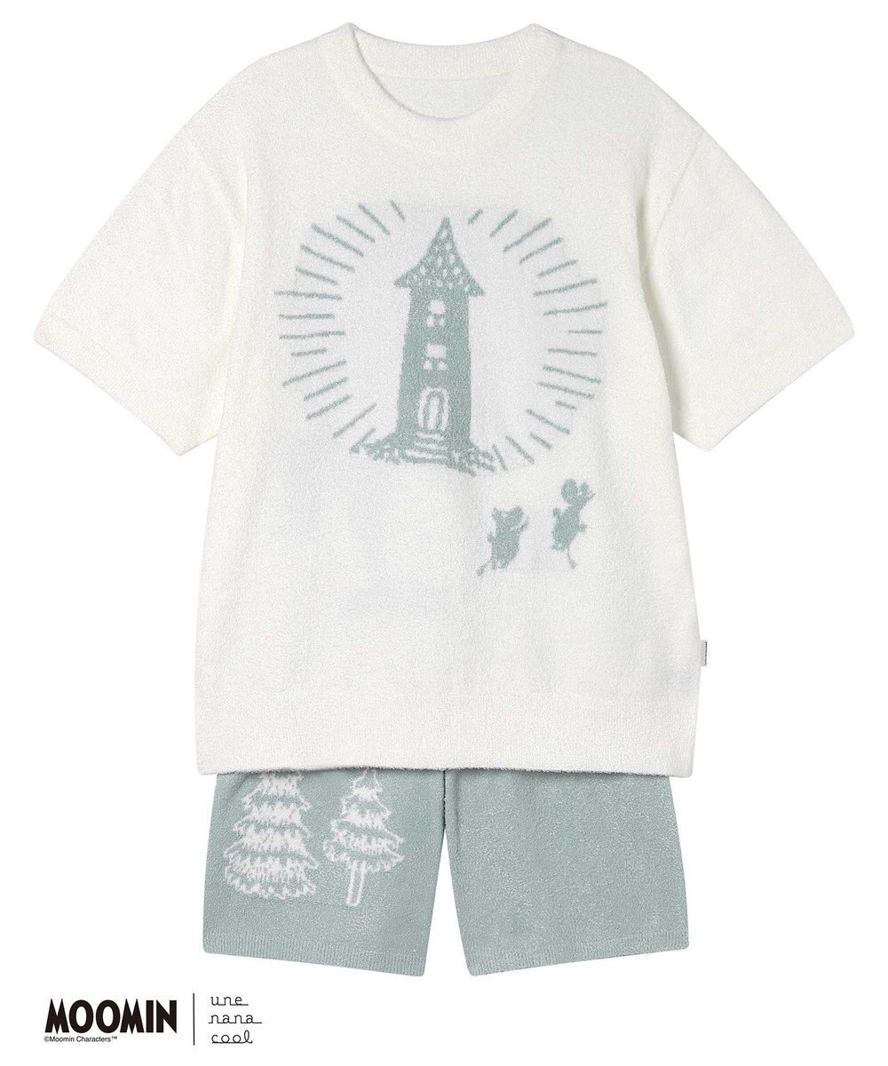 une nana cool 【ムーミン】なめらかふわふわプルオーバー&ハーフパンツセット 