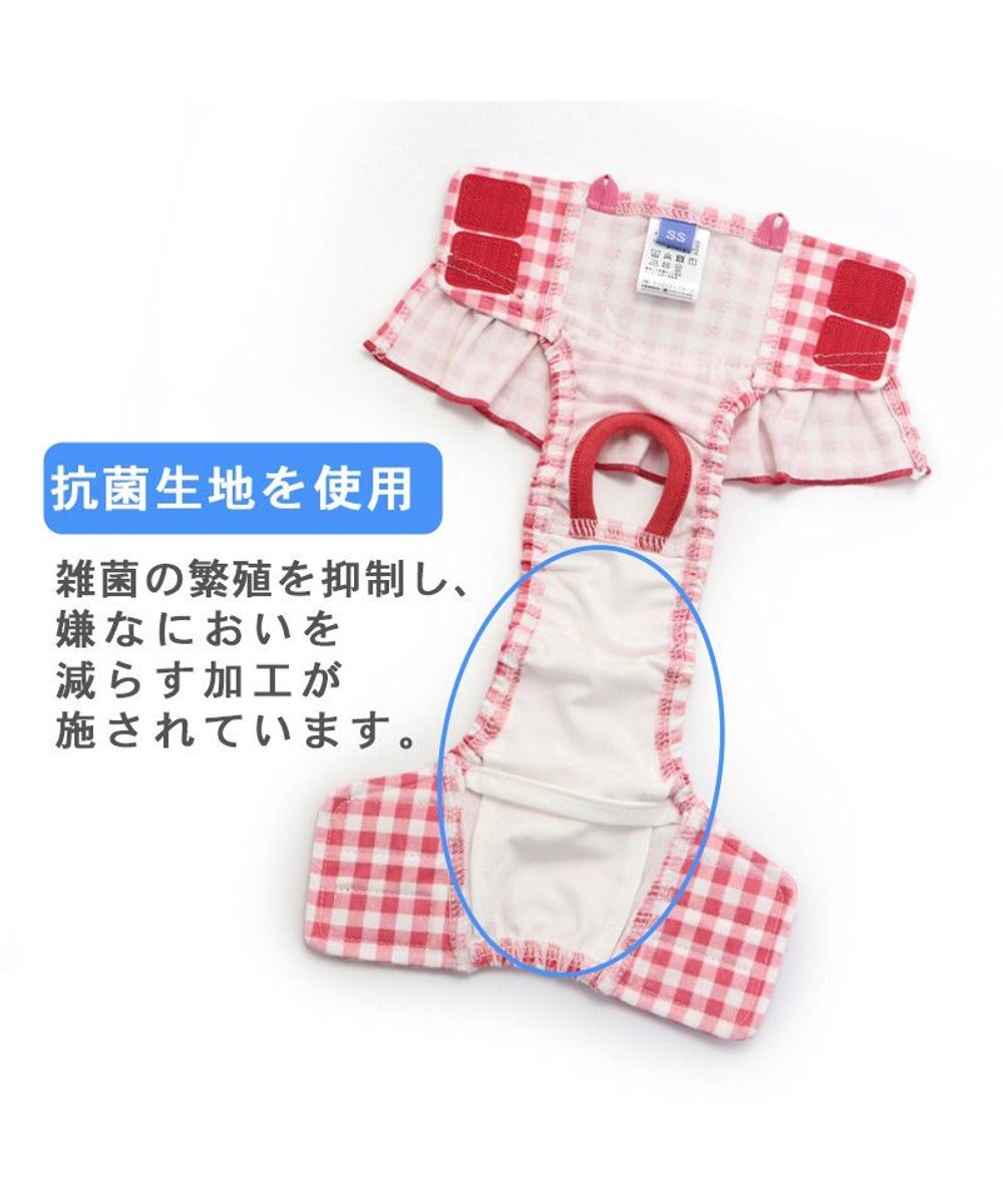 PET PARADISE 犬の服 犬 ディズニー ミニーマウス サニタリーパンツ 【小型犬】 フリル 