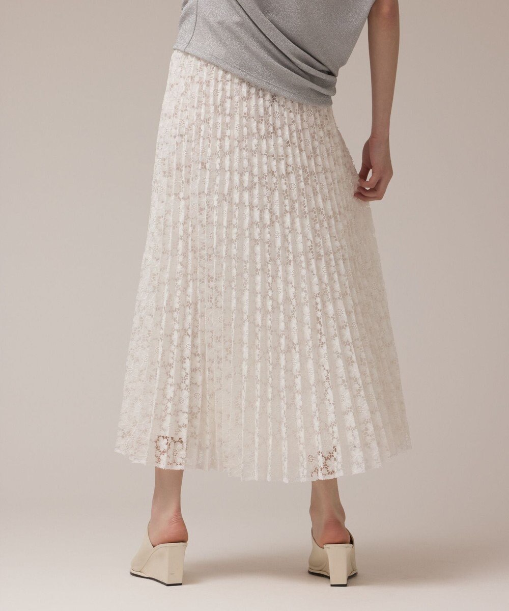 GRACE CONTINENTAL レースプリーツスカート 