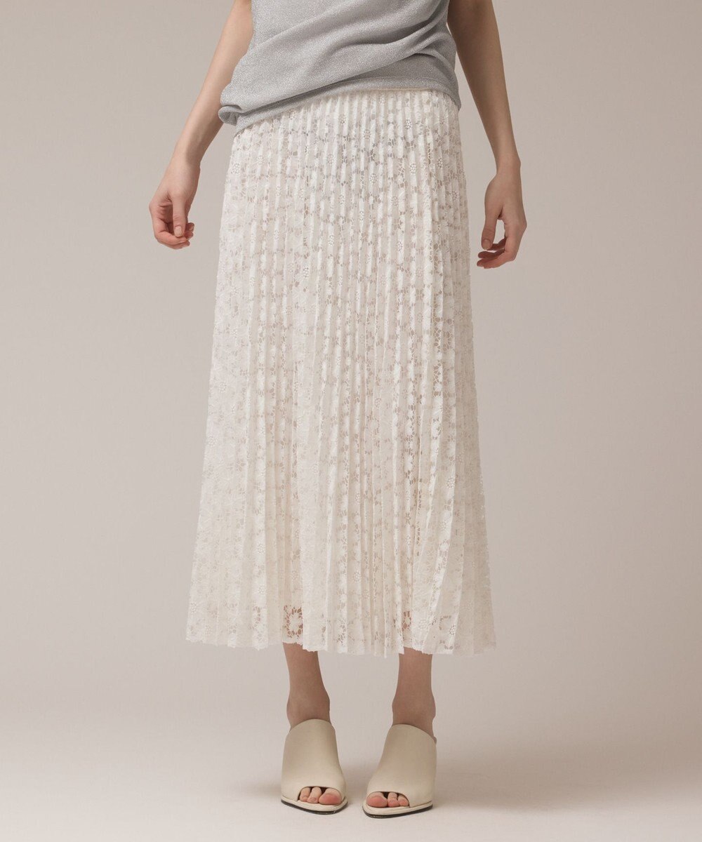 GRACE CONTINENTAL レースプリーツスカート 