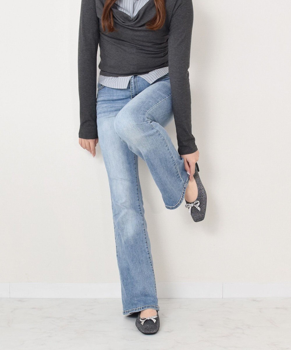 Bridget Birkin 【Bridget Birkin】ビジューリボンラメパンプス 