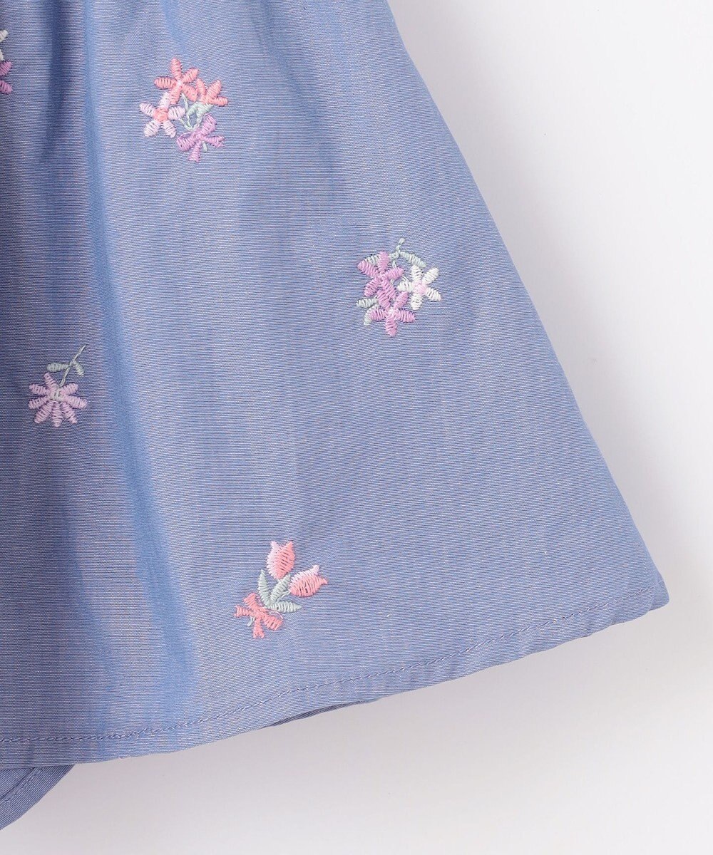 ANY KIDS フラワー 刺繍 キュロット 