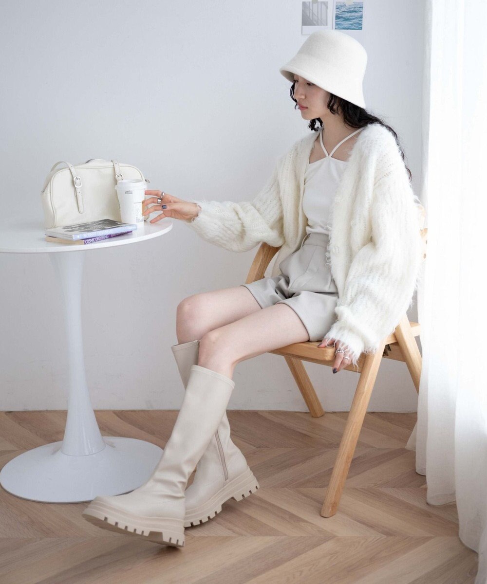 WEGO ボリュームロングブーツ 