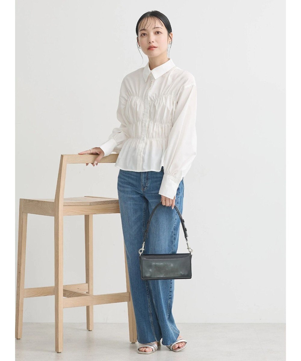 earth music&ecology ビスチェライクシャーリングシャツ 