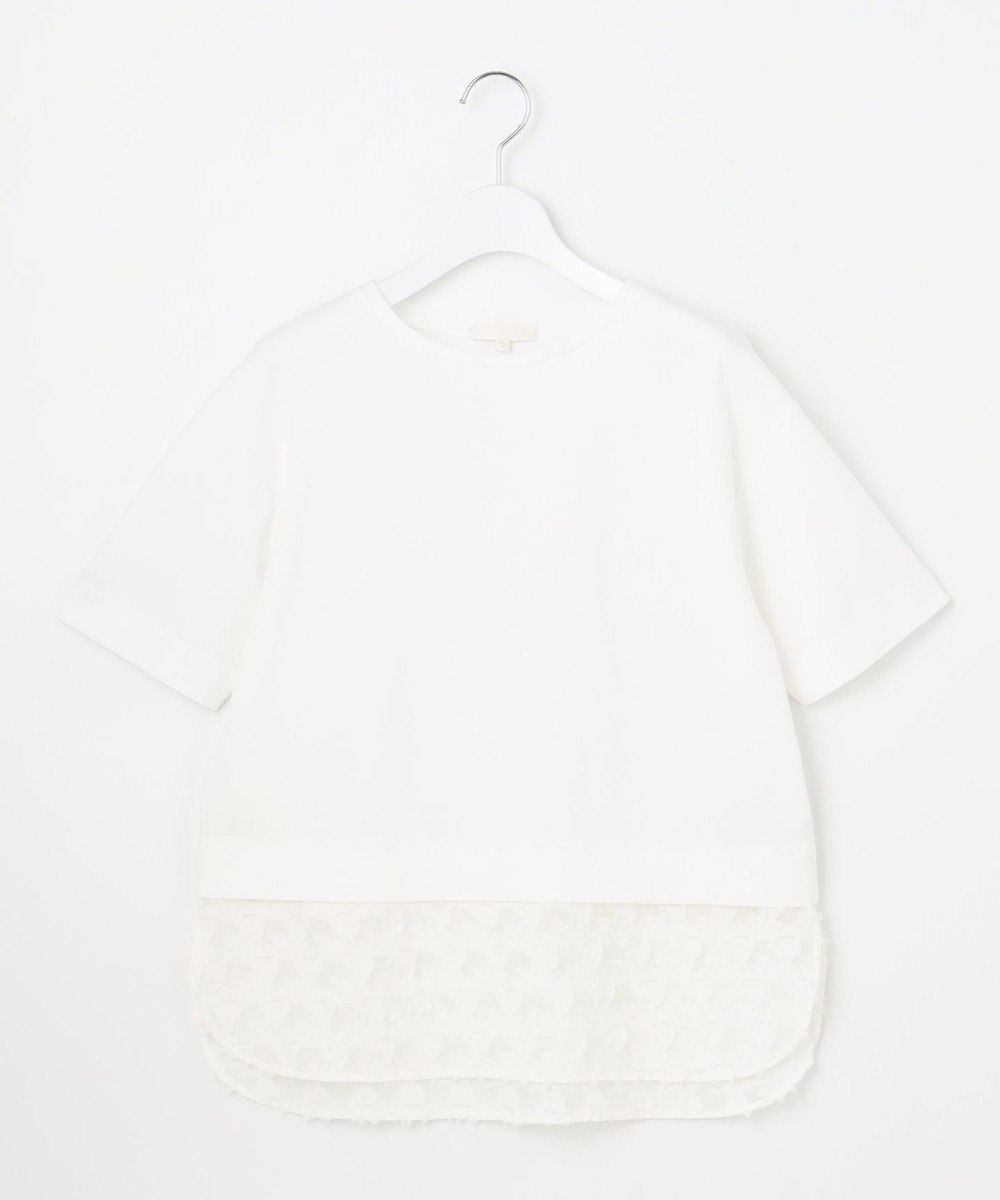 自由区 【カタログ掲載】ジャカードコンビジャージー カットソー 