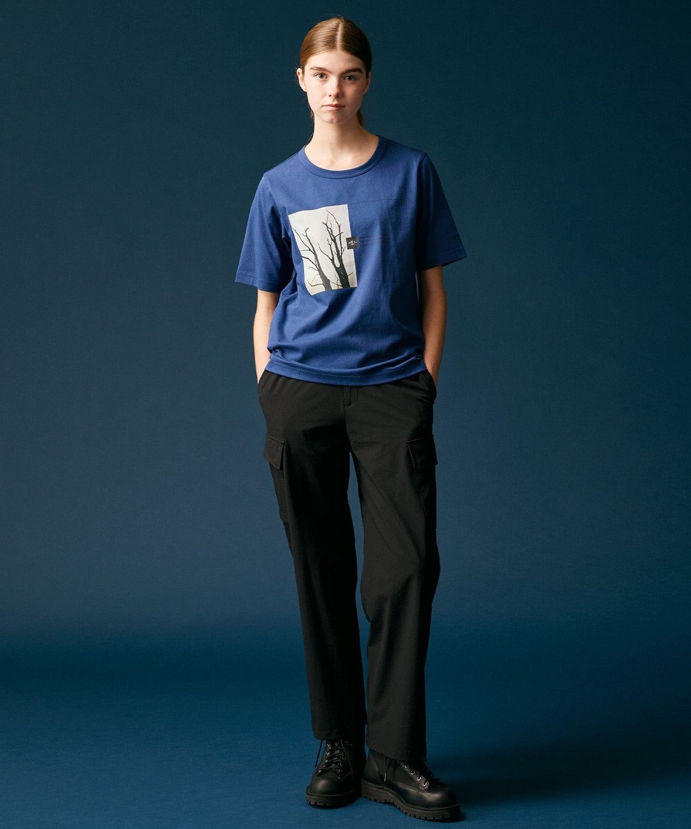 JOSEPH ABBOUD MOUNTAIN 【秋カラー/JAPANファブリック/吸水速乾】プレーティング天竺  アウトドアフォト Tシャツ 